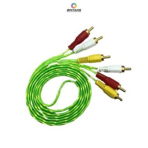 KABEL 3RCA-3RCA 5M TRANSPARAN