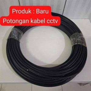 KABEL CCTV + POWER HITAM 1METER