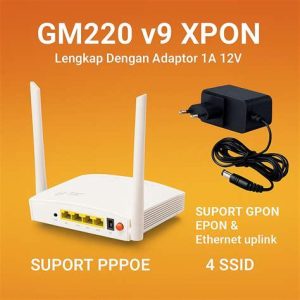 ROUTER XPON GM220 +ADAPTOR 12V 1A