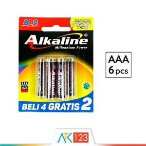 BATTERY ALKALINE A3 4+2