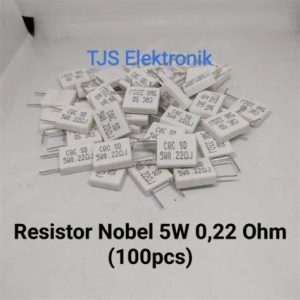 RESISTOR 5W 0.33ohm NOBEL BERDIRI