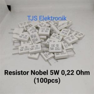 RESISTOR 5W 0.5ohm NOBEL BERDIRI