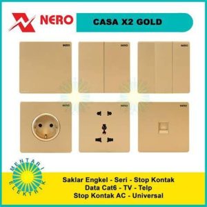 SAKLAR ENGKLE NERO GOLD CASA X2