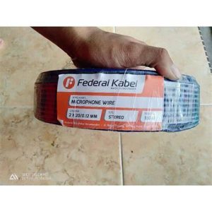 KABEL MIC FEDERAL 2X20 100M