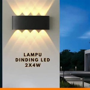 LAMPU LED DINDING 2 SISI BRILIANT