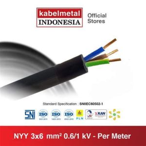 KABEL NYY 3X6 100M KITANI