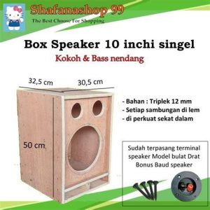 BOX SPEAKER 10 INCH SINGLE (LOB ANGIN 2)