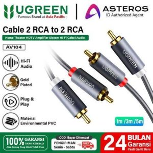 KABEL 2RCA TO SOCKET RCA 1
