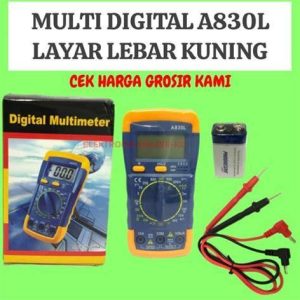 MULTITESTER A830L LAYAR LEBAR KUNING