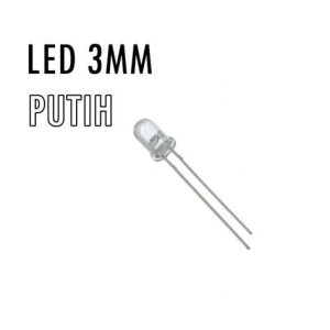 LED 3MM BENING PUTIH