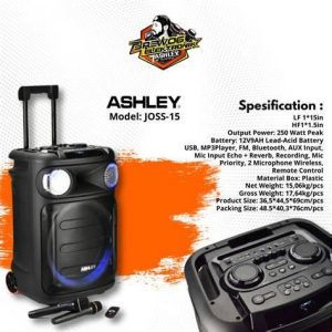 SPEAKER PORTABLE ASHLEY JOSS 15