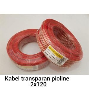 KABEL TRANSPARAN 2X120 100 PIOLINE