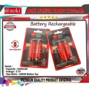 BATTERY 18650 AOKI 1PCS