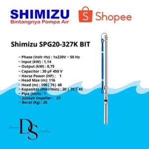 POMPA AIR SHIMIZU SUBMERSIBLE SPG20 327K