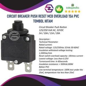 OVERLOAD 5A/10A/15A/20A PVC(CIRCUIT BREAKER)