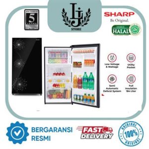 KULKAS 1PINTU SHARP SJN162DSB