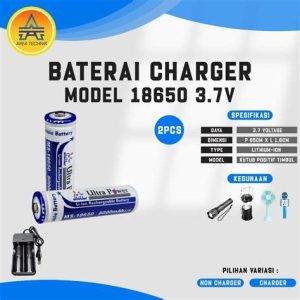 BATTERY A2 3.7V BIRU CHARGER