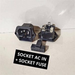 SOCKET AC 3P POWER + TEMPAT SEKRING