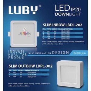 LED PANEL IB LUBY 3.5W 3 BONUS 1