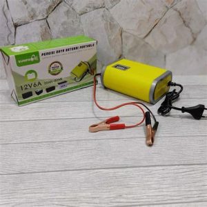 CHARGER AKI 6A 12V KUNING