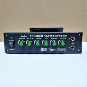 KIT SPEAKER AKTIF STR 2MIC ECHO +SUB GM