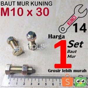 BAUT JP M10X30 KUNCI 14  (1SET)