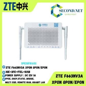 ROUTER XPON ZTE F663N + ADAPTOR