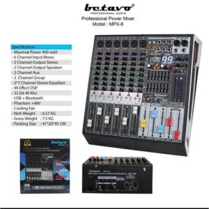POWER MIXER BETAVO MPX 6