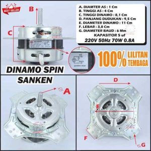 DINAMO SPIN SANKEN TINS METALIC