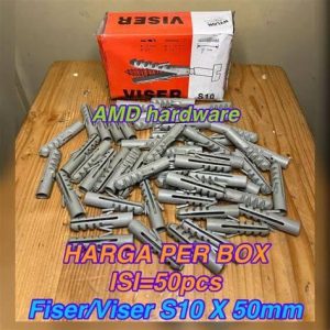 WALLPLUG BAUT 10MM (50PCS) FISER 10 +BAUT