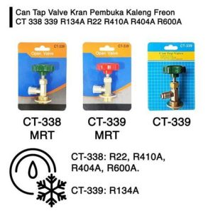 KRAN FREON CAN TAP VALVE CH 339 R134A