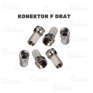 CONNECTOR F 5C DRAT GOLD