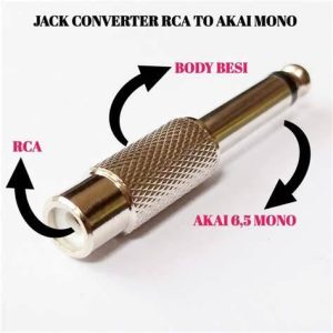 CONVERTER COVER AKAI MONO TO SOCKET RCA BESI