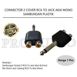 CONVERTER COVER AKAI MONO TO SOCKET RCA pvc