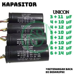 ELCO/KAPASITOR UNICON 10+6