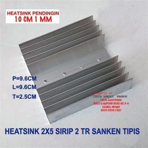 HEATSINK 4SIRIP SANKEN P20 L9.5CM