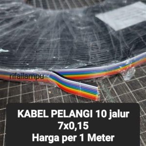 KABEL PELANGI 10WARNA 50M