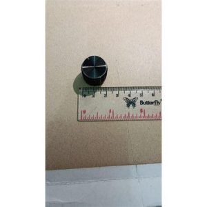 KNOB METAL 20MM HITAM