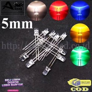 LED 5MM BENING BIRU