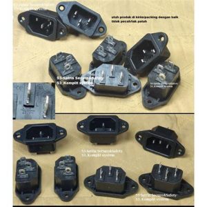 TERMINAL JACK AC MODEL UNTUK KOMPUTER 3PIN