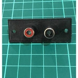 TERMINAL RCA 2 SOCKET LURUS