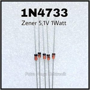 ZENER 1W 5,1V IN4733
