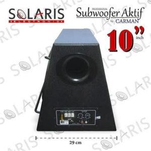 BASSTUBE CARMAN CM-1011 KOTAK, HITAM ORANGE