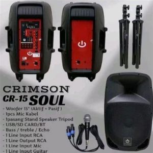 SPEAKER AKTIF PASIF CRIMSON 15 SHOW