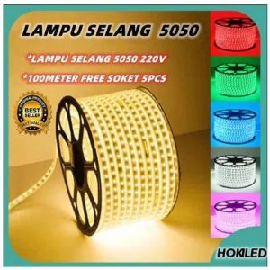 LAMPU LED SELANG 100M 5050 PUTIH