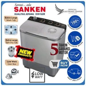 MESIN CUCI SANKEN TW 8600