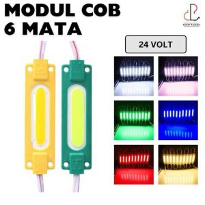 LED MOTOR COB 24V HIJAU PUTIH