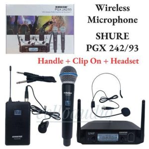 MIC WIRELESS SHURE HEADSEAT+JEPIT PGX 14 KW2