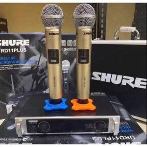 MIC WIRELESS SHURE SM 58 KOPER 2MIC BESAR/ SENHEIS