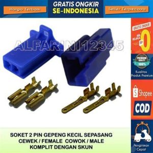 SOCKET SPICON SEGI KECIL BIRU